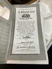 Hamilton Collection Plate Millennium Falcon Star Wars Space Vehicles 1994 COA — photo 2