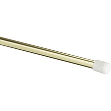 Manufacturing Company KN630/3 18" - 28" Brass/White Round Strafford Spring Te...