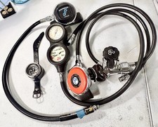 Sherwood  Regulator W/ Pressure Gauge Scuba Diving First Stage, Hathaway Depth,