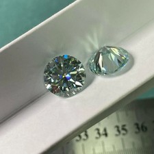 2 Ct Loose Lab grown Diamond Round Cut D Colo...