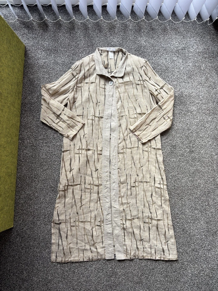  Connie's Moonlight in Los Angeles Jacket Cream M cape poncho Art-to-Wear draped - Image 4 of 4