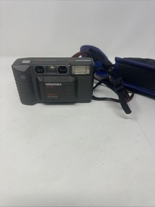 Miranda A-X Autofocus Prime Lens Compact 35mm Film Camera with Case and Strap