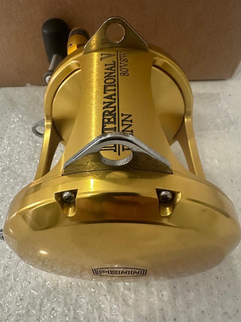 PENN INTERNATIONAL V 80VSW 2 SPEED BIG GAME FISHING REEL-PRISTINE