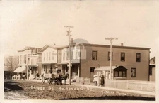 Bridge St. Richmond Vermont Harness Shop 1908 RPPC Photo Postcard COPY