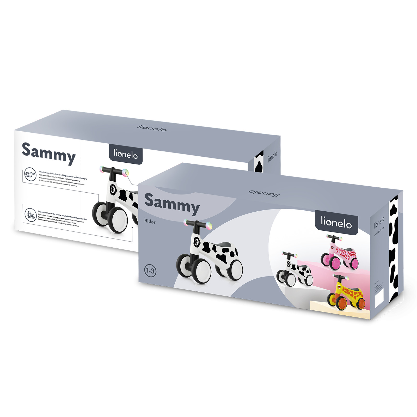 Prima bici da corsa per bambini LIONELO SAMMY 12-36 mesi fino a 30 kg bici... foto 3