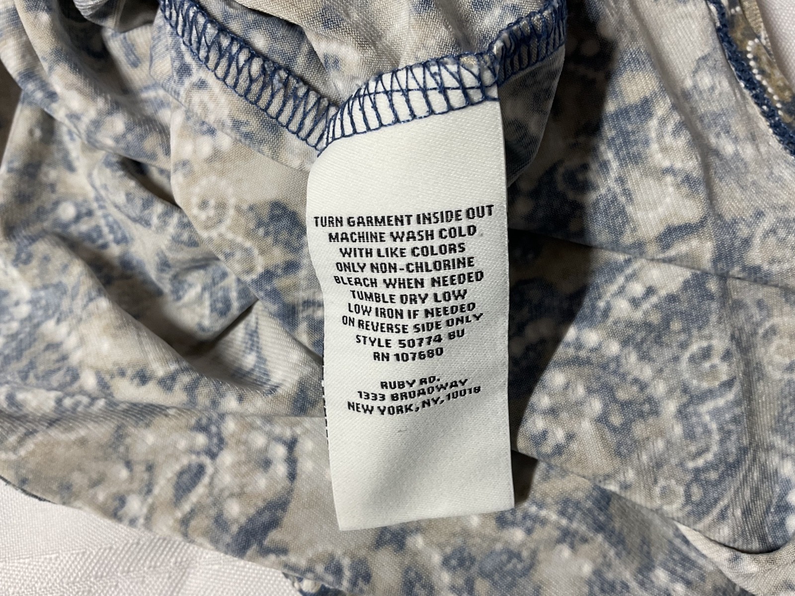 Ruby Rd Women’s Multicolor Abstract Print Top Siz… - image 10