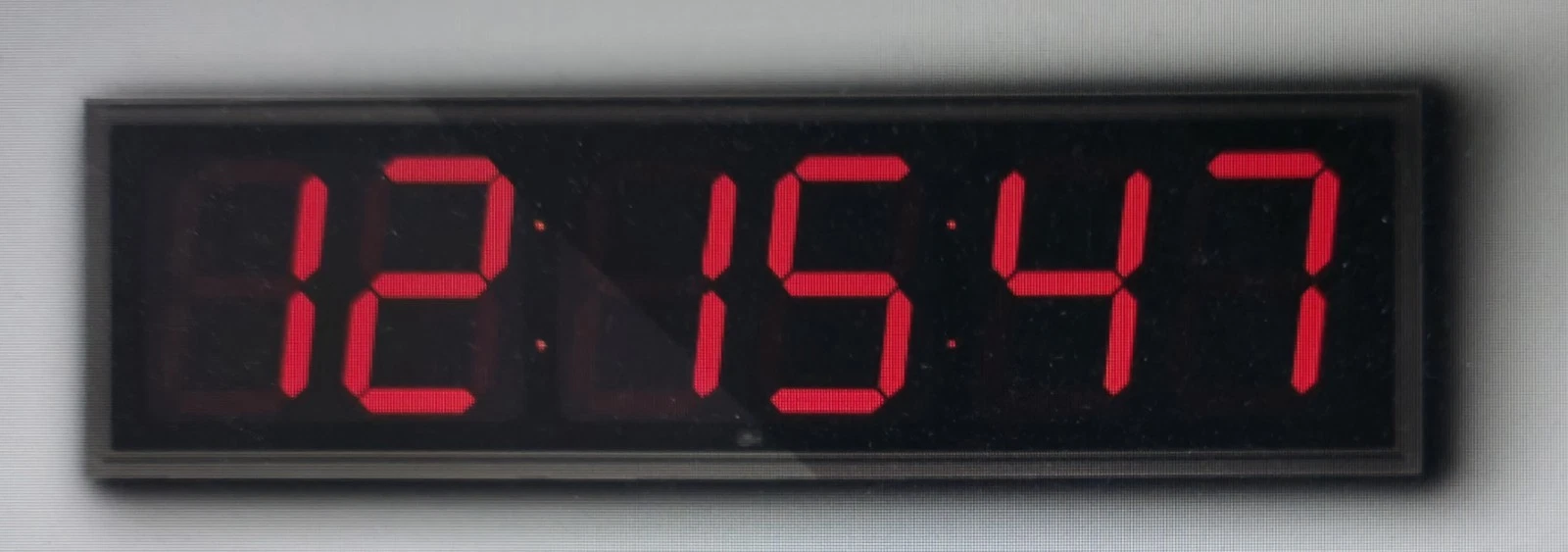 Large 4” Digits LED Count Down/Up Clock XL46R New In The Box 6x26”