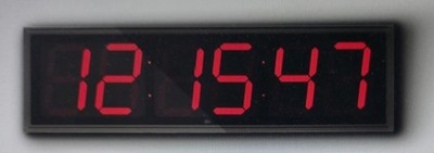 Large 4  Digits LED Count Down/Up Clock XL46R New In The Box 6x26 