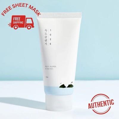 Round Lab 1025 Dokdo Cleanser 150ml | Gentle Korean Foaming Face Wash Hydrating