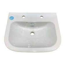 Image of Vitra S20 Wc Bathroom Basin Semi-Recessed 550mm 2th White 5524B003-0022 New