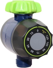 Mechanical Watering Timer for Garden Hose Waterproof Sprinkler 1 Blue 