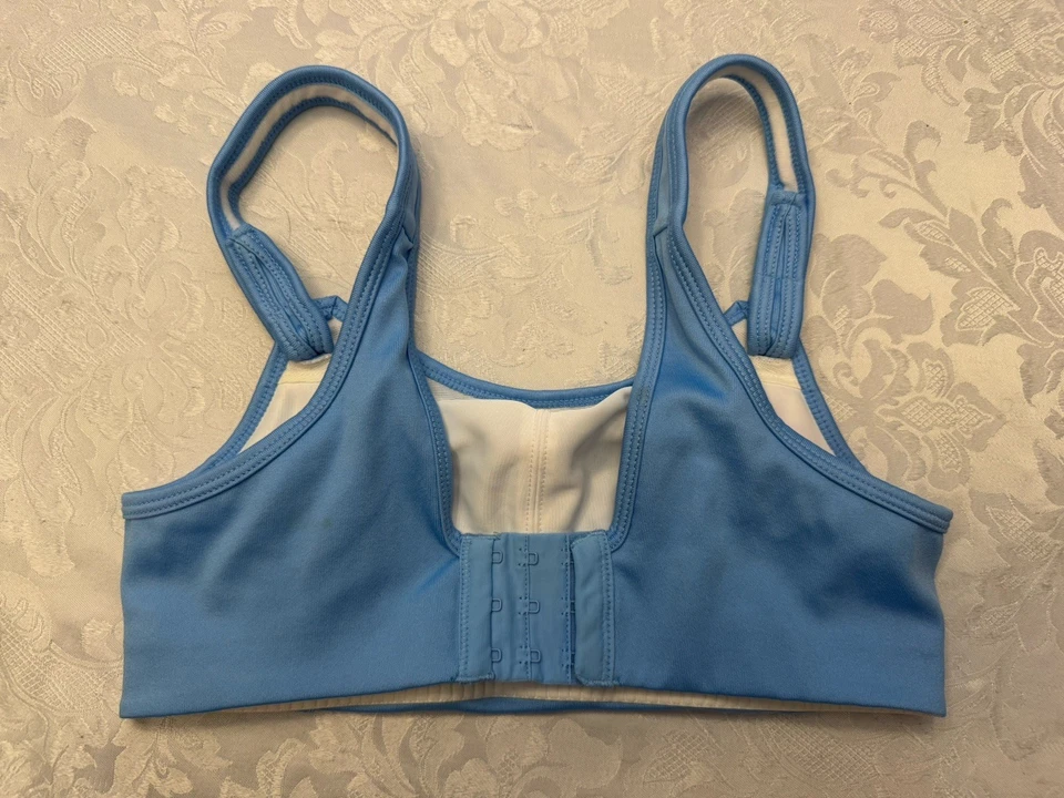 Движущийся комфортный спортивный бюстгальтер размер 32B стиль Fiona 350003 без проводов с пятнами - Изображение 2 из 4