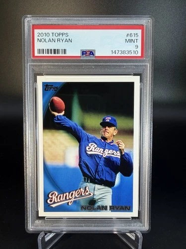 Nolan Ryan 2010 Topps Baseball Legend SP Variation #615 PSA 9