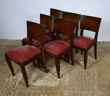 6 Mahogany Dining chairs, 6