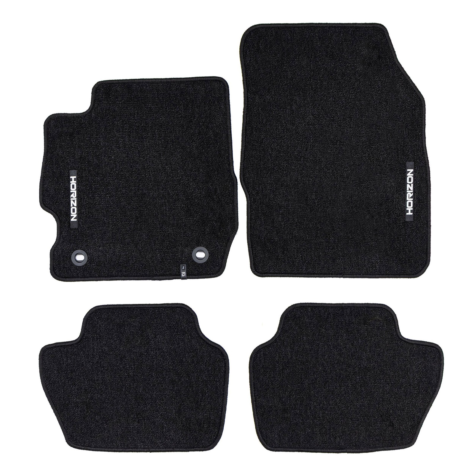 Tapis de Sol Ford KA + 2017 2018 Accessoire Intérieur Moquette Velours Noir 4Pcs