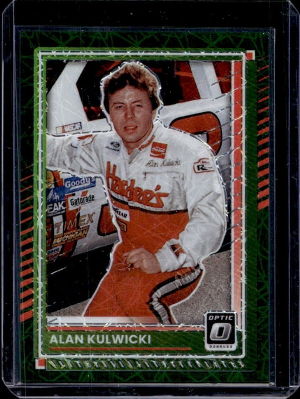 2025 Panini Donruss NASCAR Alan Kulwicki Optic Green Velocity #/99