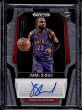 2024-25 Panini Prizm Black Jamal Shead RC Auto Autograph #RS-JML Raptors Rookie