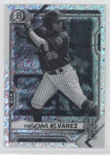 2021 Bowman Chrome Black & White Mini-Diamond Refractor Francisco Alvarez pm6