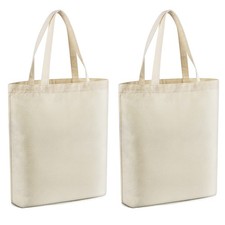 Canvas Tote Bags Multi-Purpose Reusable Bags for Grocery, Shopping  DIY Gifts