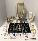 Vintage & Vintage Inspired Costume Jewelry Lot Necklace Bracelets Earrings Brooc