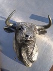 Schlitz bull bar man cave tap handle 1978 & bulls head from sign  - parts repair — photo 7