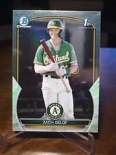 2023 Bowman Chrome Prospects Zack Gelof #BCP-1 Lunar Glow Refractor (RC)
