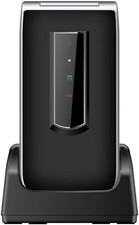 Beafon SL495 Silverline Klapphandy Seniorenhandy Silber/Schwarz "wie neu"