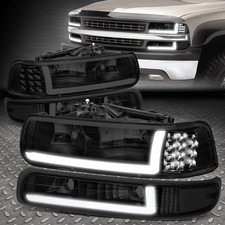 For 99-02 Chevy Silverado 1500 2500 Hd 3500 Led Drl Headlightbumper Signal Lamp