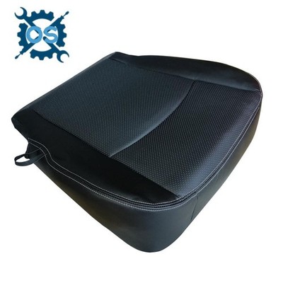 For 2013 -18 Dodge Ram Laramie 2500 Driver Bottom Seat Cover Black Leather NEW