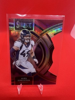 2023 Panini Select - Premier Level Alex Singleton #144 Red & Blue Prizm Die-Cut