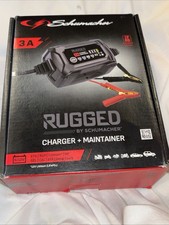 New Schumacher Electric Rugged 3a Car Battery Charger Maintainer 612v. Sc1681
