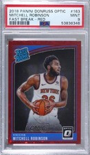 2018-19 Donruss Optic Fast Break Red Prizm /85 Mitchell Robinson PSA 9 MINT 5w7