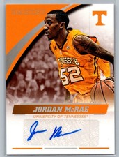 2016 Panini Tennessee Volunteers #JMR-UT Jordan McRae Autographs