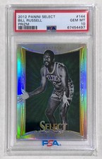2012 Panini Select #144 BILL RUSSELL Celtics HOF Silver Prizm PSA 10 GEM MT READ