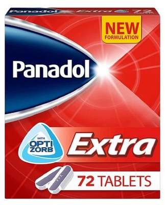 Panadol Extra with Optizorb Formulation - 72 Tablets