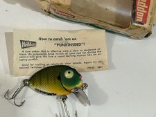 Heddon Plastic Vintage Fishing Lures Box Insert Included for sale