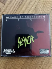 Slayer Live Decade Of Aggression 2 CD Original 1991 Def American 9 26748-2