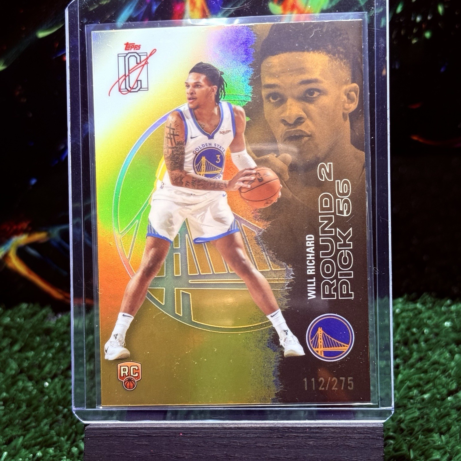 Topps Signature Class 2026 Will Richard Warriors Round 2 Pick 56 #150 RC /275
