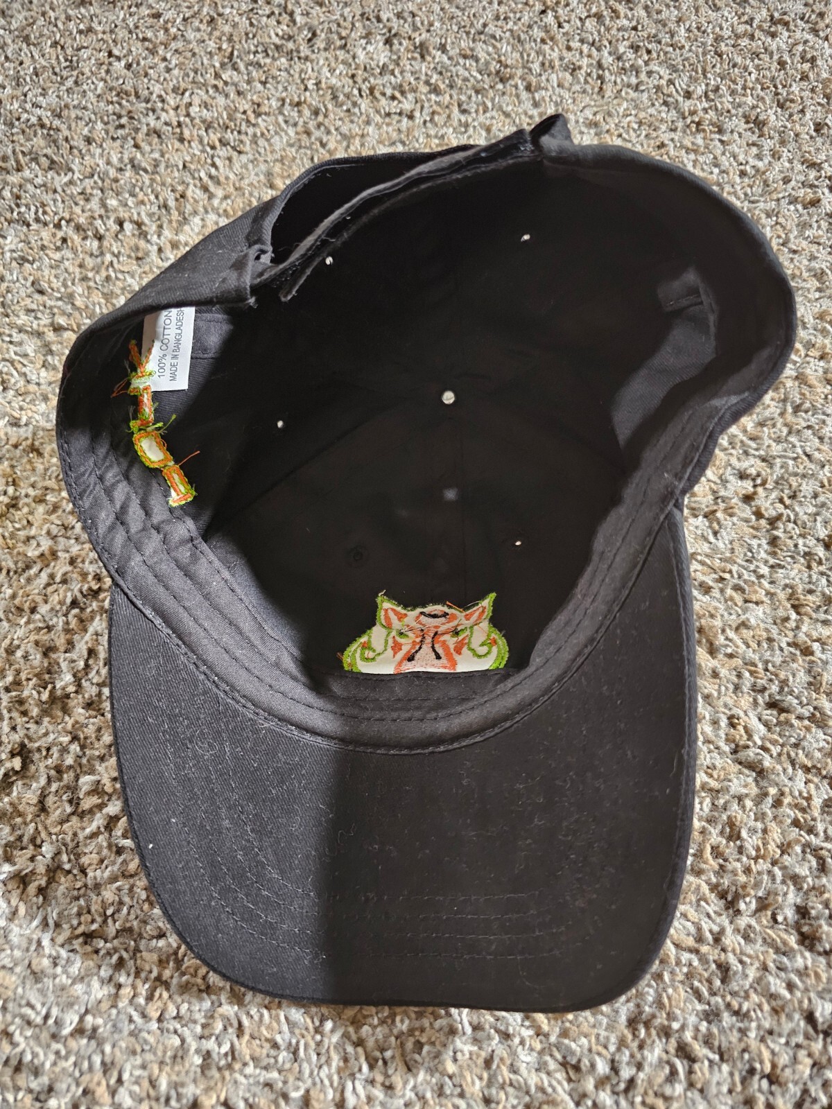 PORK baseball hat Hook Loop Strapback - image 8