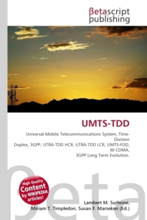 Thumbnail - Lambert M. Surhone (u. A.) | Umts-tdd | Taschenbuch | Englisch