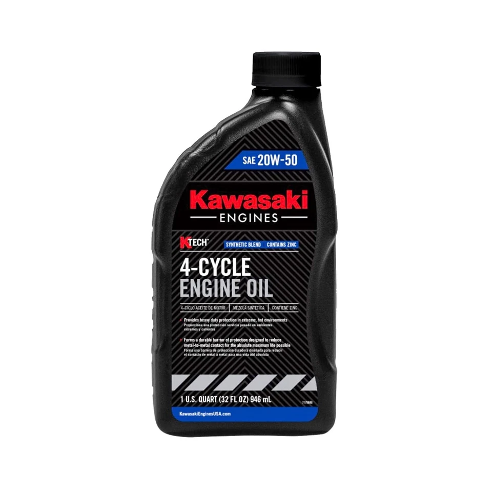 12PK SAE 20W50 4-Cycle Engine Motor Oil OEM# 99969-6298 Quart Bottle - Изображение 2 из 3