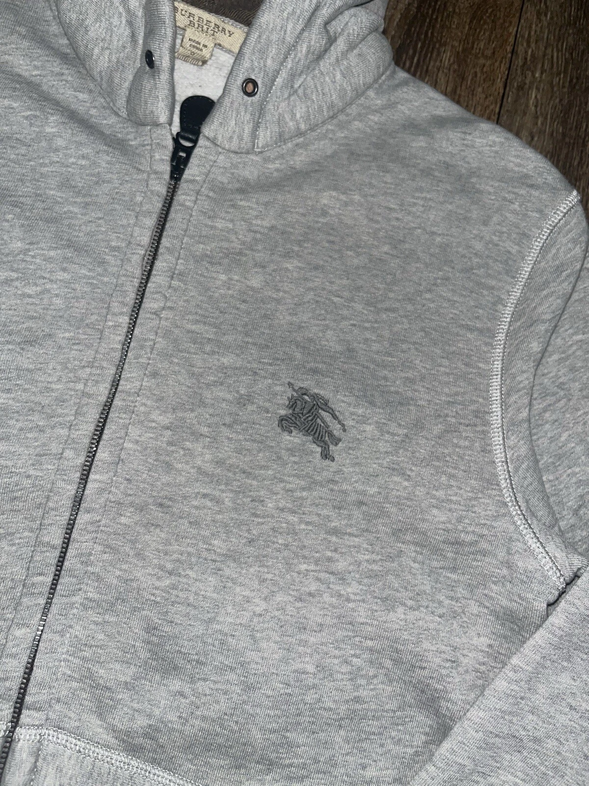 Burberry Nova Felpa con Cappuccio e Zip Check Uomo S