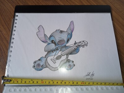Disney's Stitch Original Zeichnung 