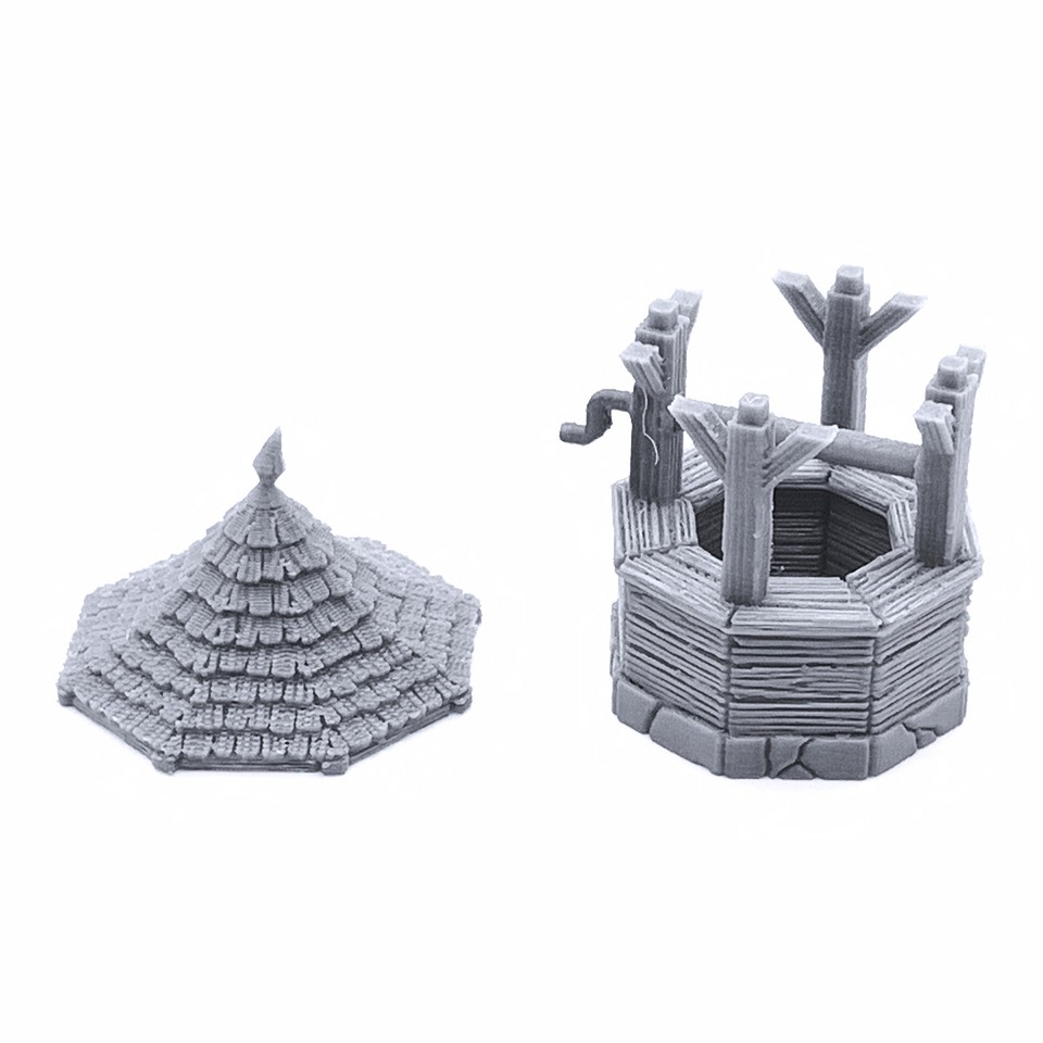 Town Square by Printable Scenery, 3D Printed Tabletop RPG Scenery | eBay