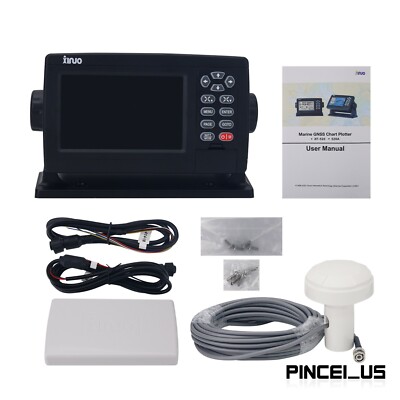 XF-520 Marine GNSS Chart Plotter 5'' Screen 480x272 C-MAP/XINUO-MAP GPS Plotter