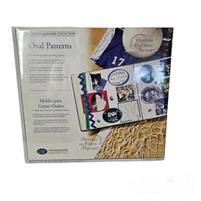 Creative Memories Oval Cutting Patterns Custom Photo Templates NIP