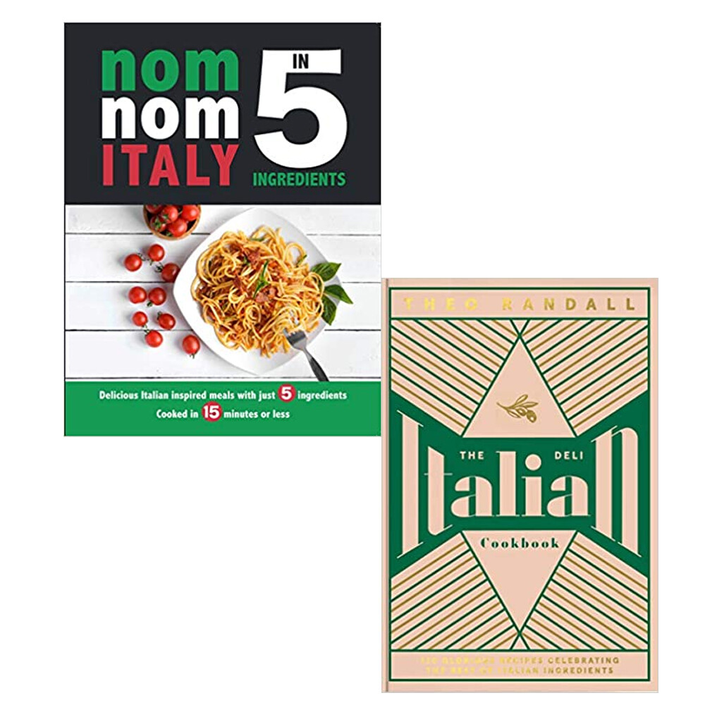 Nom Nom Italy In 5 Ingredients & The Italian Deli Cookbook 2 Books Set