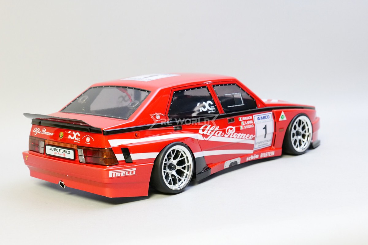 RC 1/10 Alfa Romeo 75 TURBO AWD Drift Car W/ LED *RTR* -RED- | eBay