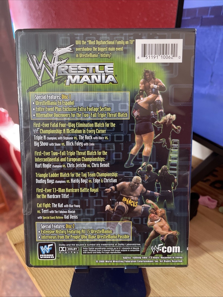 WWF DVD レッスルマニア2000 Vintage WWF WRESTLEMANIA 2000/16. 2 DISC DVD COLLECTORS SET