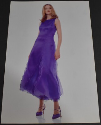 1996 Print Ad Sexy Fashion Heels Long Legs Lady Blonde Mondi Elegant Dress Art L